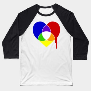 rainbow venn diagram Baseball T-Shirt